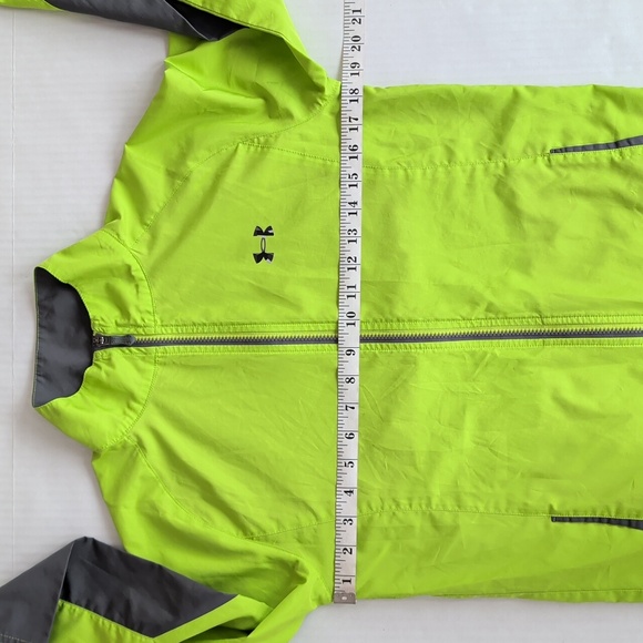 Under Armour Loose Zip Up Lightweight Windbreaker Jacket YMD Youth Medium - Picture 12 of 16